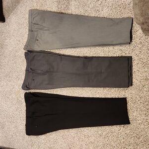 Mens dress slacks, qty 3, EUC